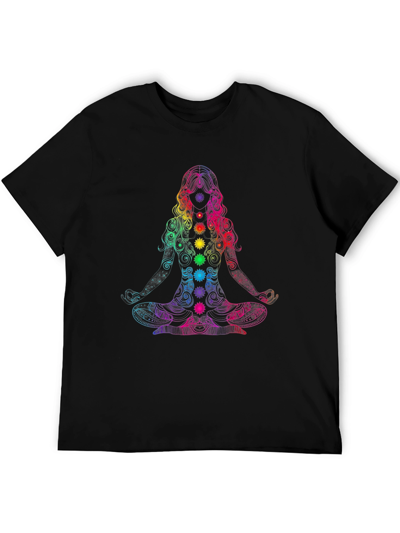 Chakra Yoga Meditation Graphic T-Shirt