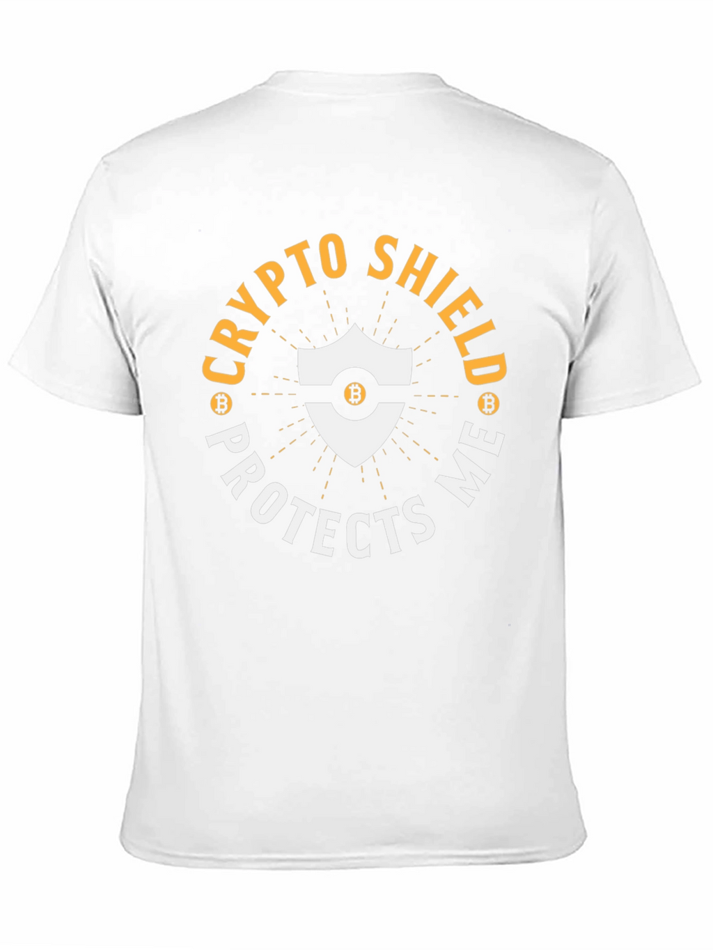 Crypto Shield Protects Me Bitcoin T-Shirt