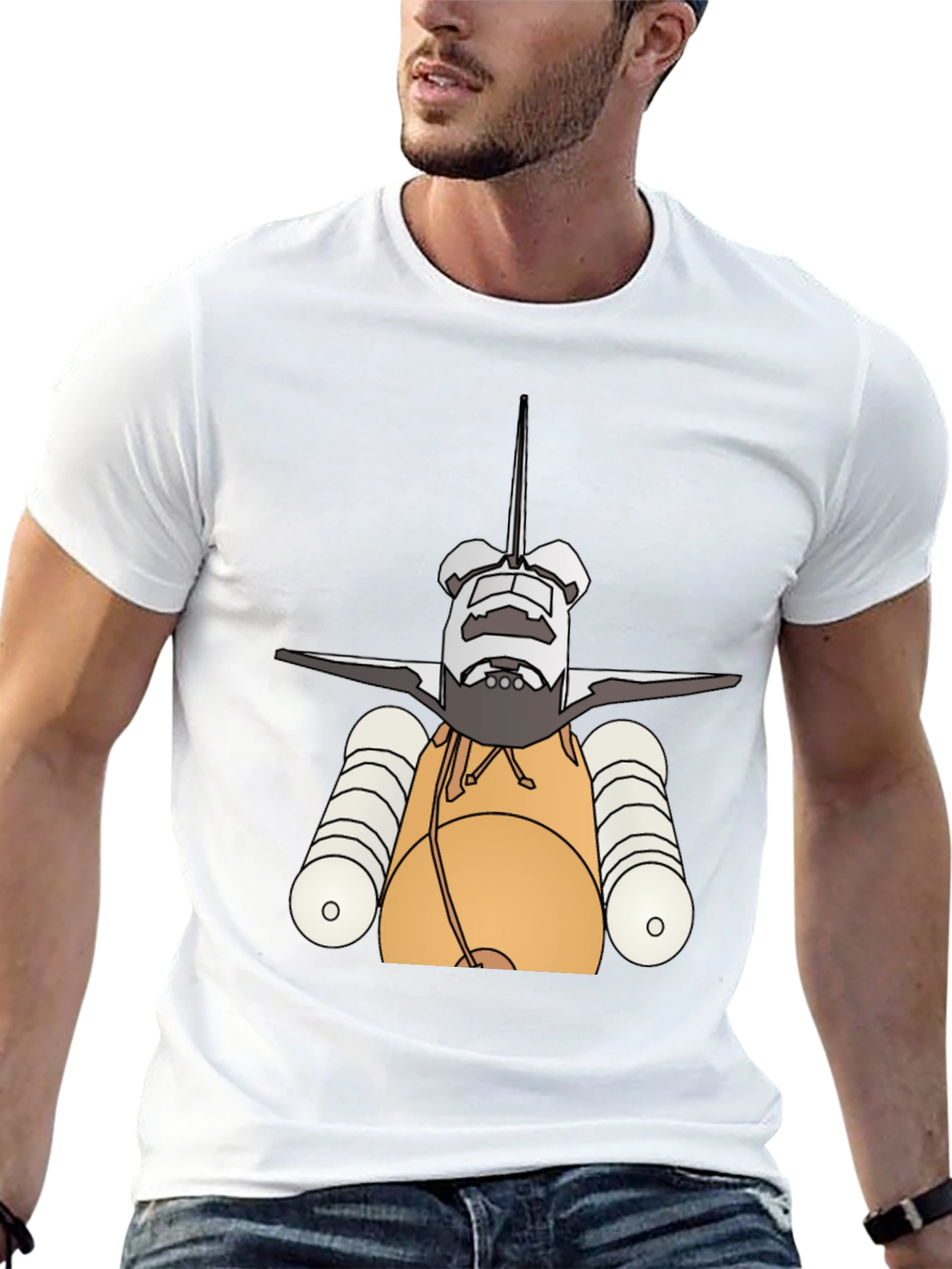 Space Shuttle T-Shirt - Rocket Launch Design