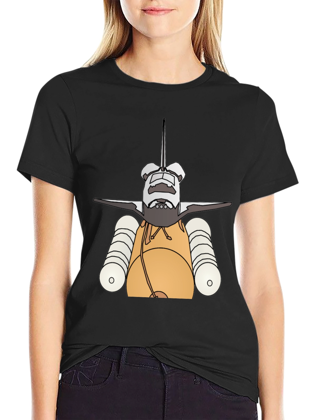 Space Shuttle T-Shirt - Rocket Launch Design
