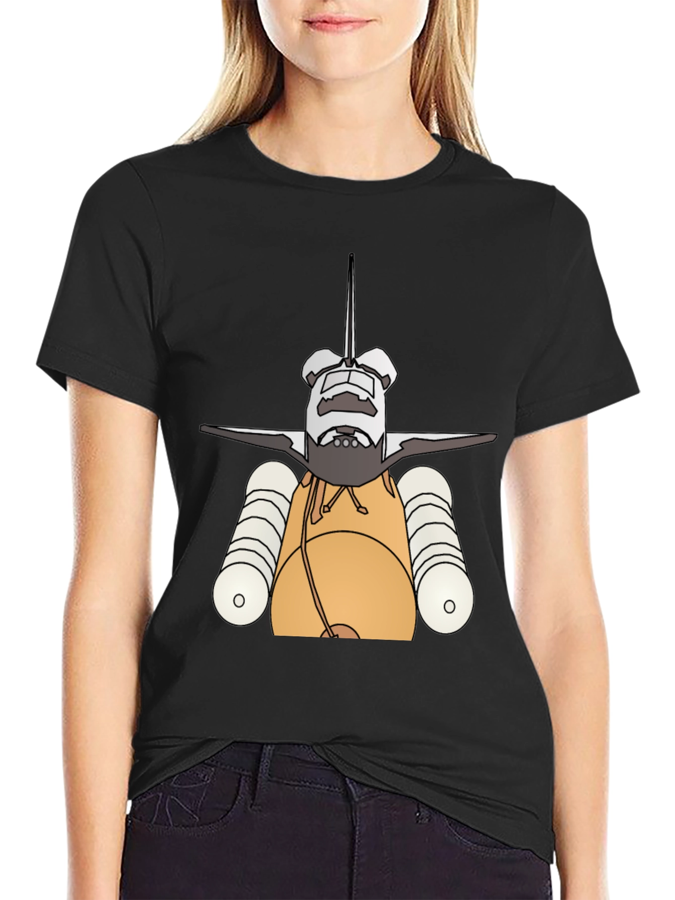 Space Shuttle T-Shirt - Rocket Launch Design