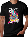 Rogue Liquid City Graphic Print Black T-Shirt