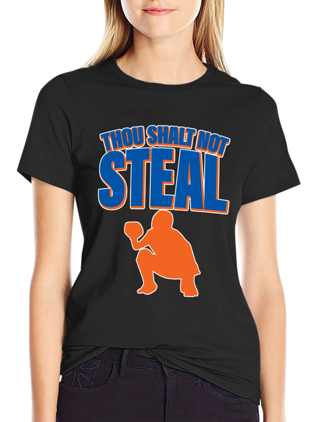 Thou Shalt Not Steal Baseball T-Shirt