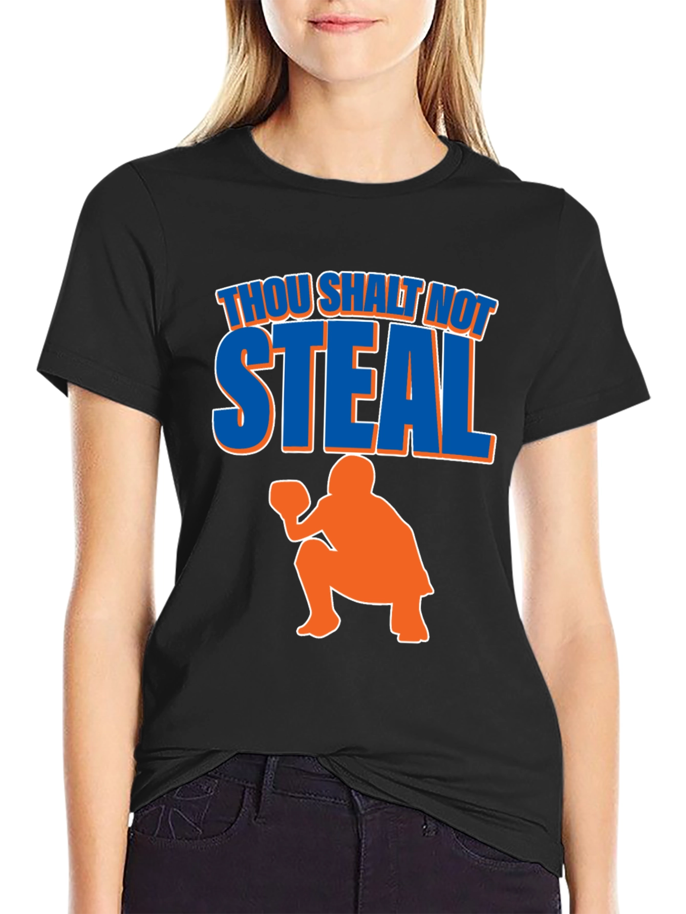 Thou Shalt Not Steal Baseball T-Shirt