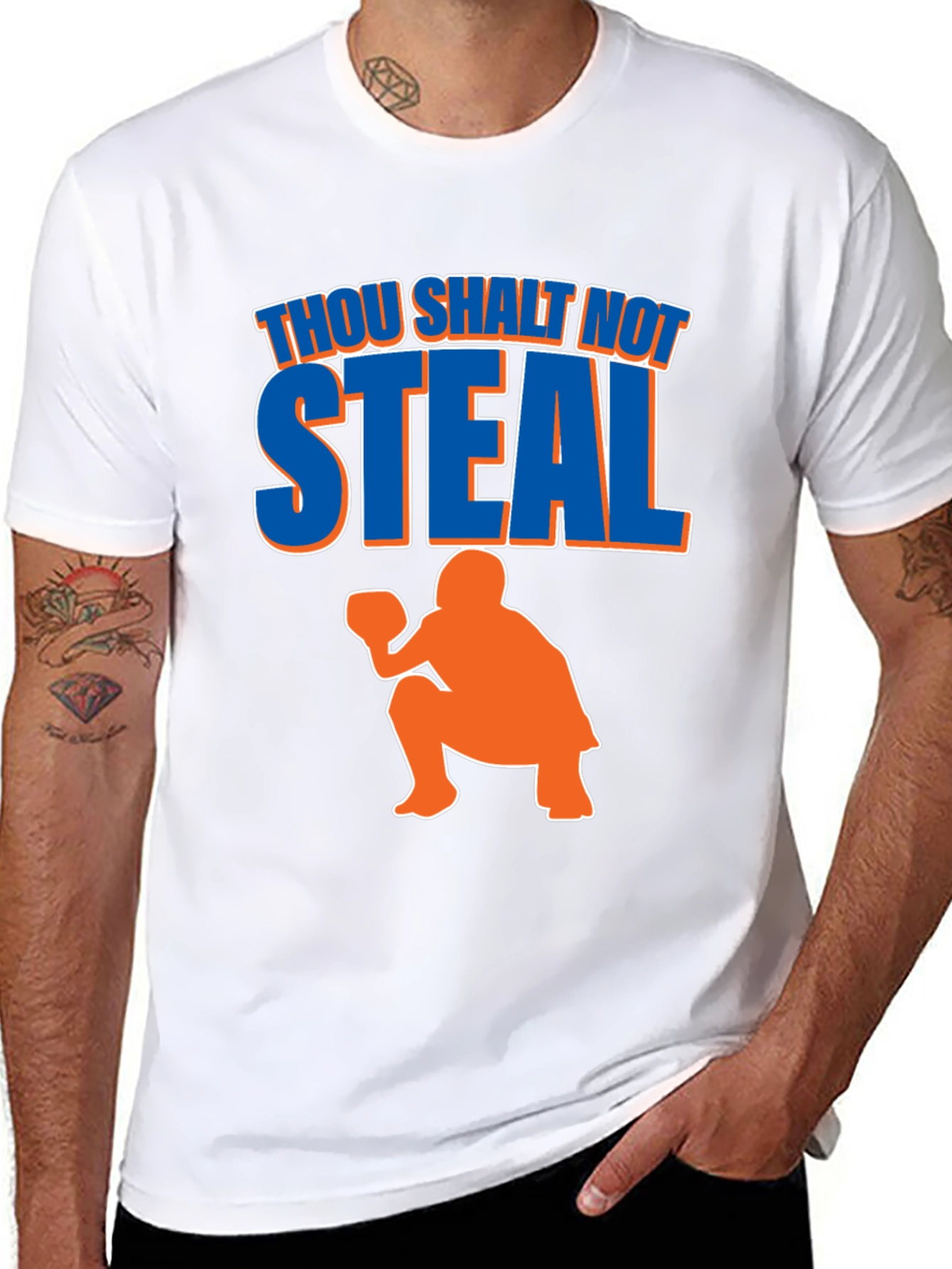 Thou Shalt Not Steal Baseball T-Shirt