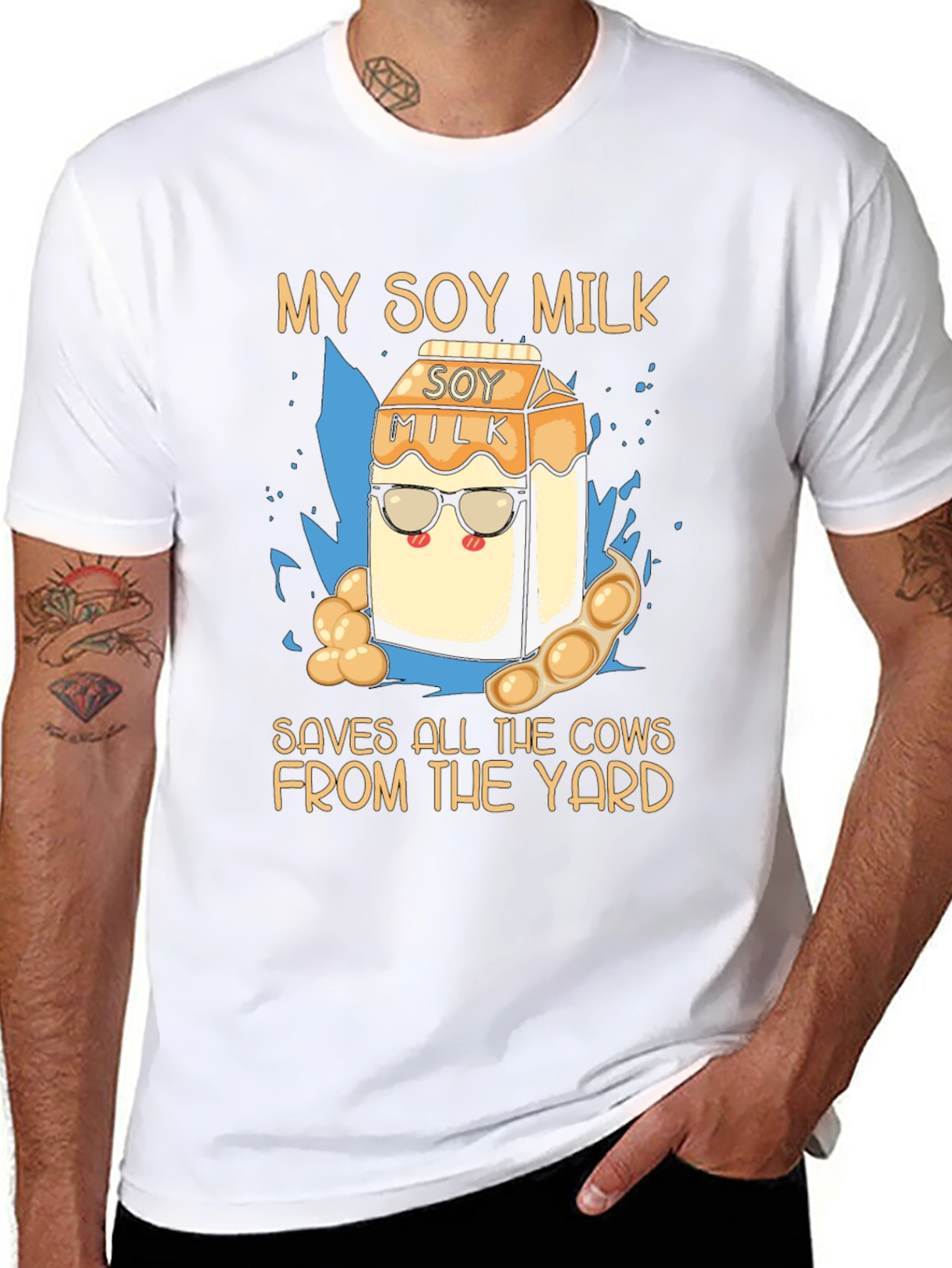Soy Milk Saves the Cows T-Shirt
