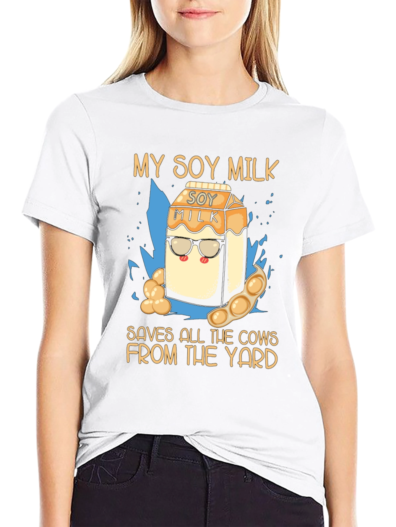 Soy Milk Saves the Cows T-Shirt