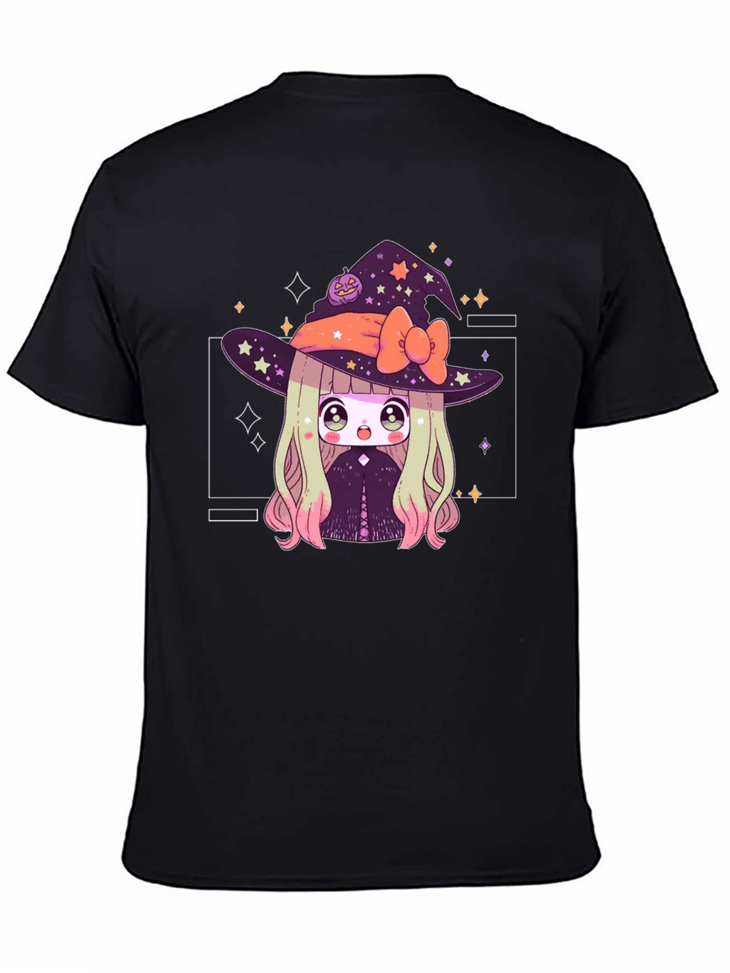 Kawaii Witch Halloween T-Shirt - Cute Anime Style