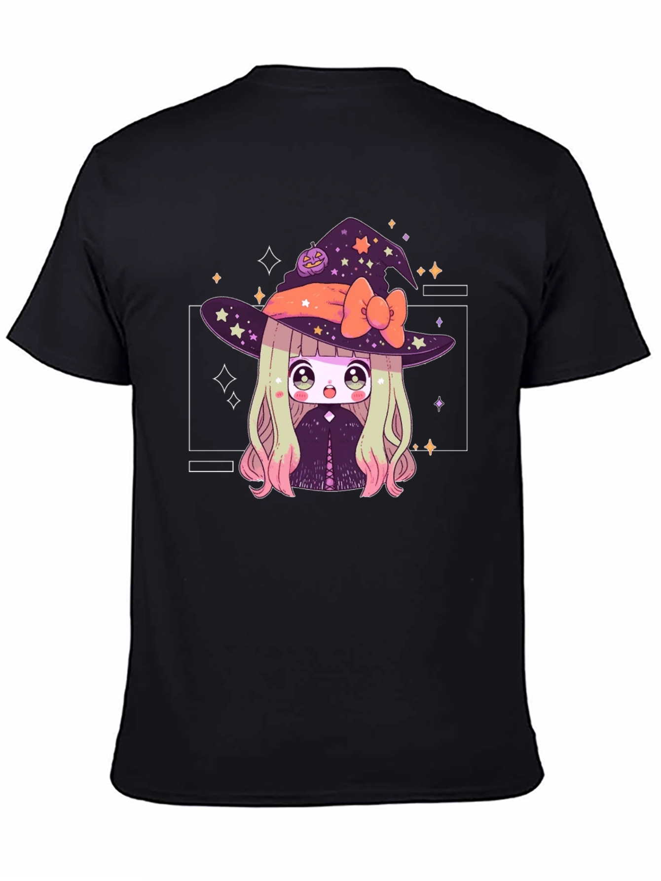 Kawaii Witch Halloween T-Shirt - Cute Anime Style