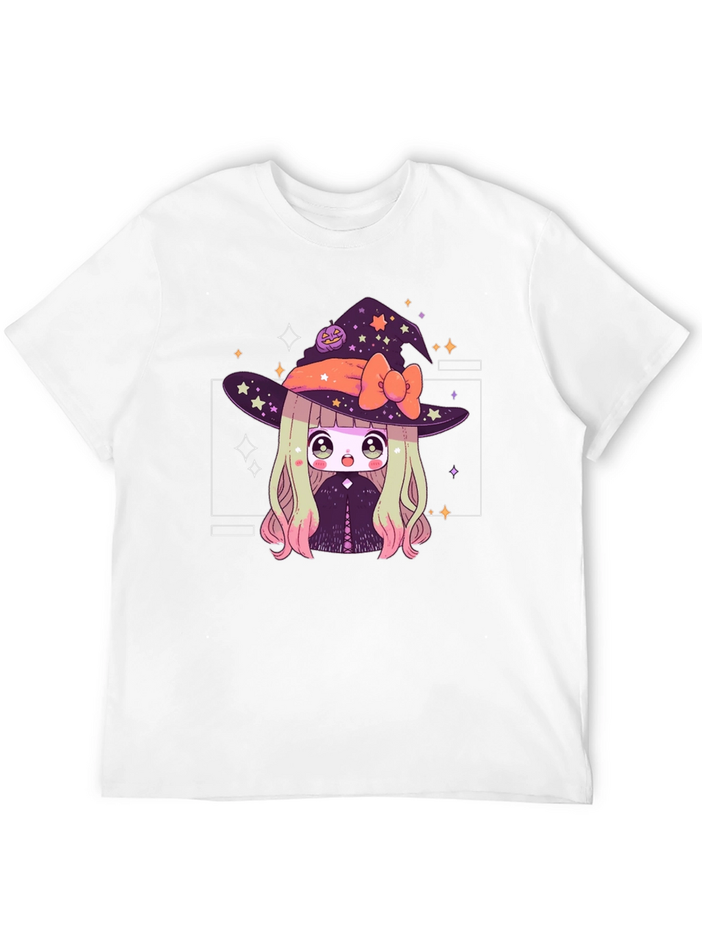 Kawaii Witch Halloween T-Shirt - Cute Anime Style