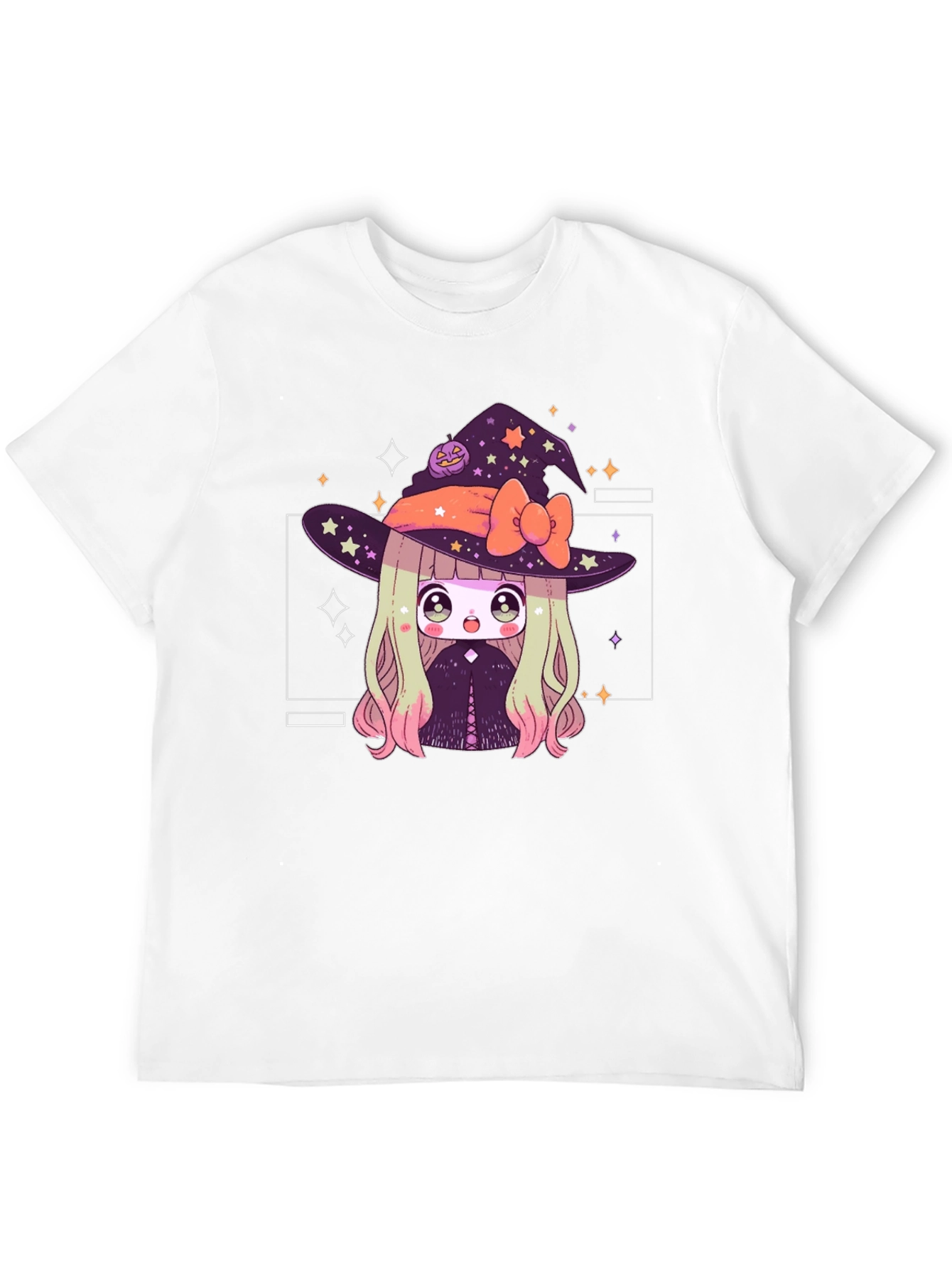 Kawaii Witch Halloween T-Shirt - Cute Anime Style
