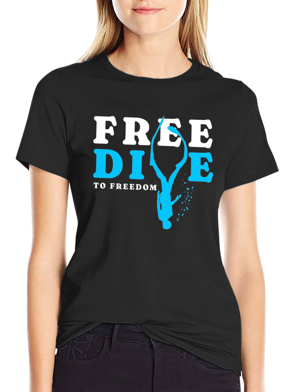 Free Dive T-Shirt - Diving To Freedom