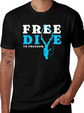 Free Dive T-Shirt - Diving To Freedom