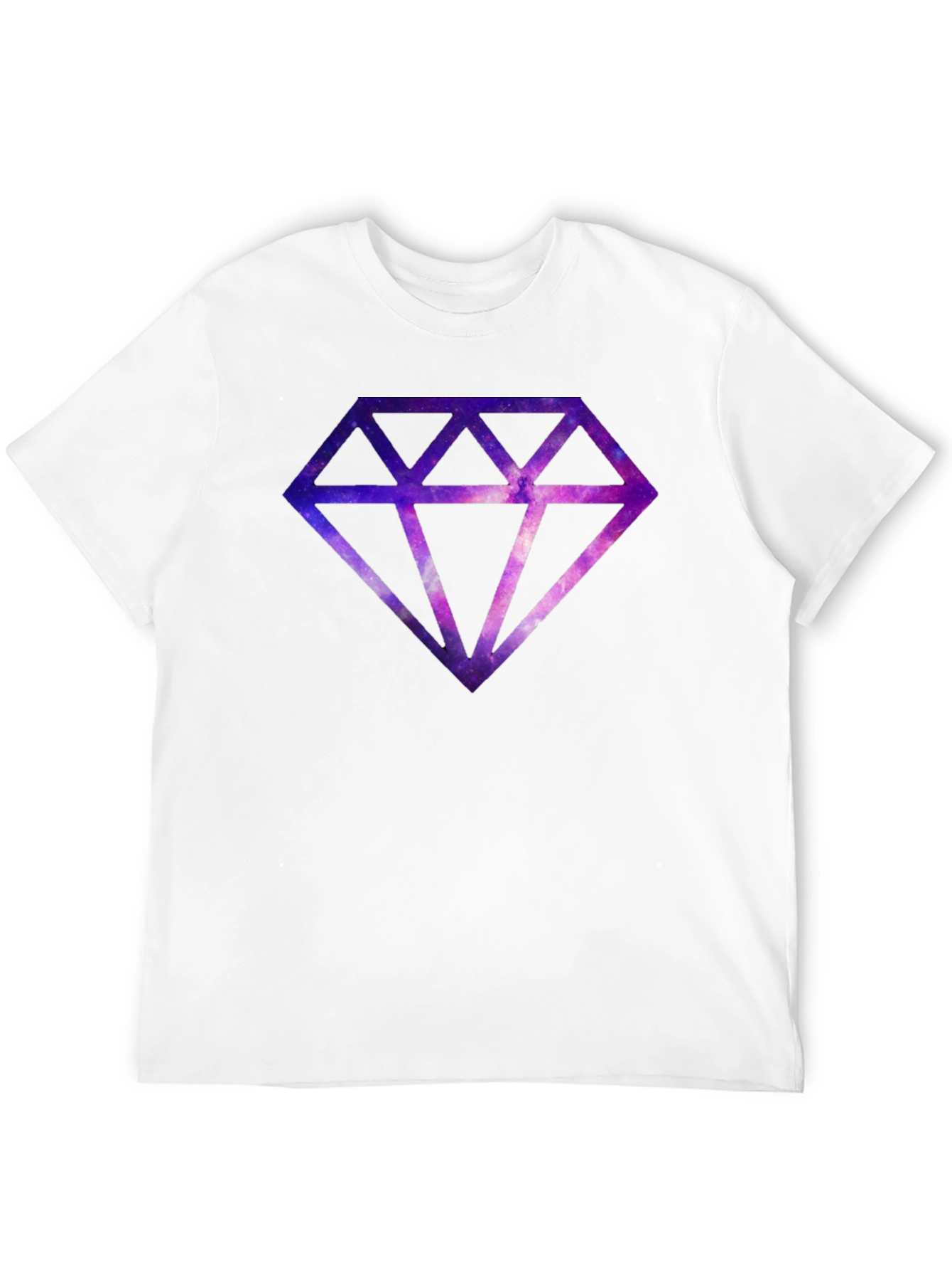 Galaxy Diamond Graphic Tee - Mens Black T-Shirt