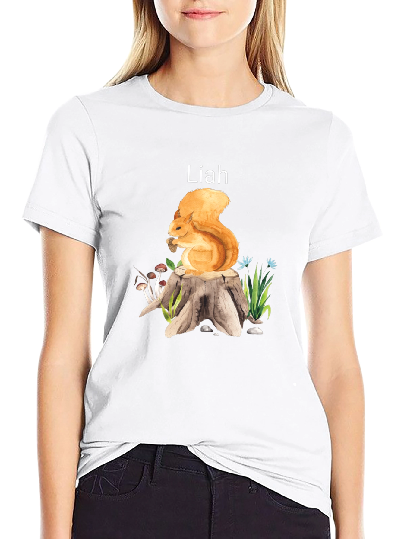 Squirrel Liah Personalized T-Shirt