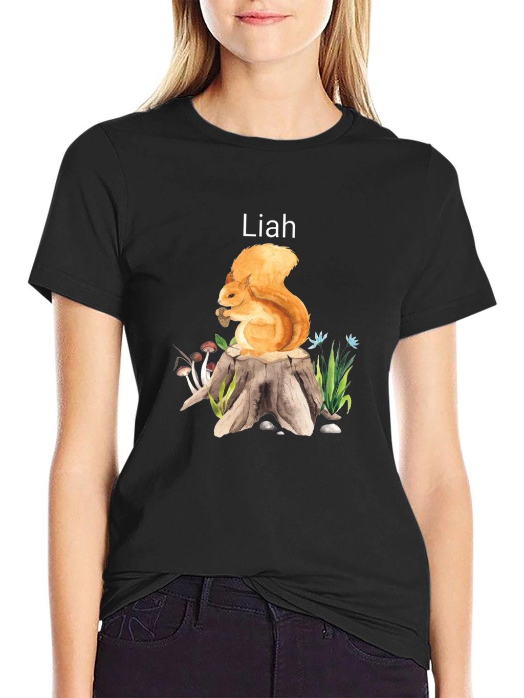 Squirrel Liah Personalized T-Shirt
