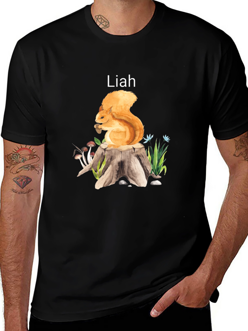 Squirrel Liah Personalized T-Shirt