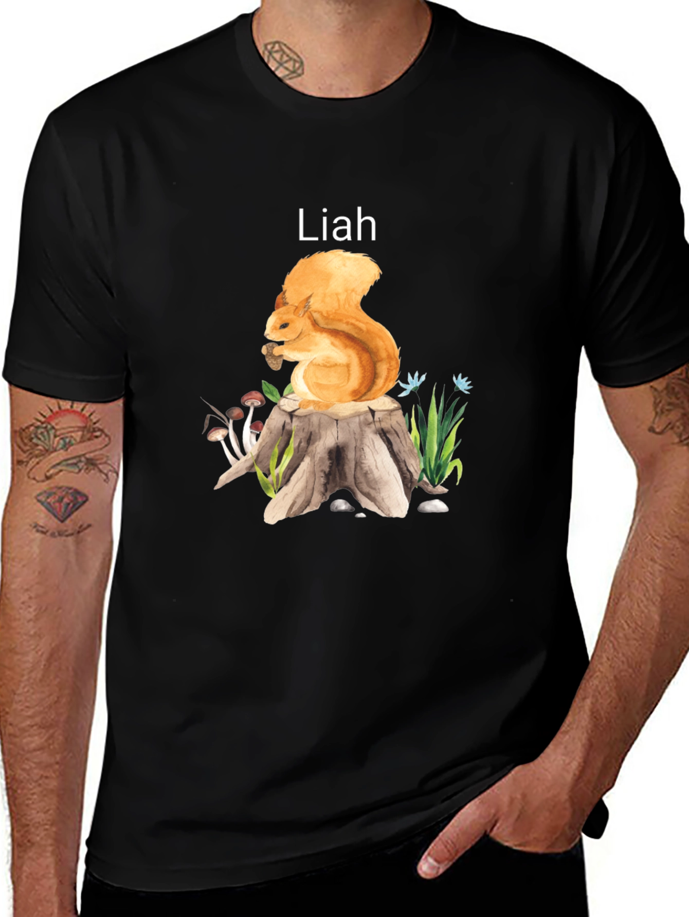 Squirrel Liah Personalized T-Shirt