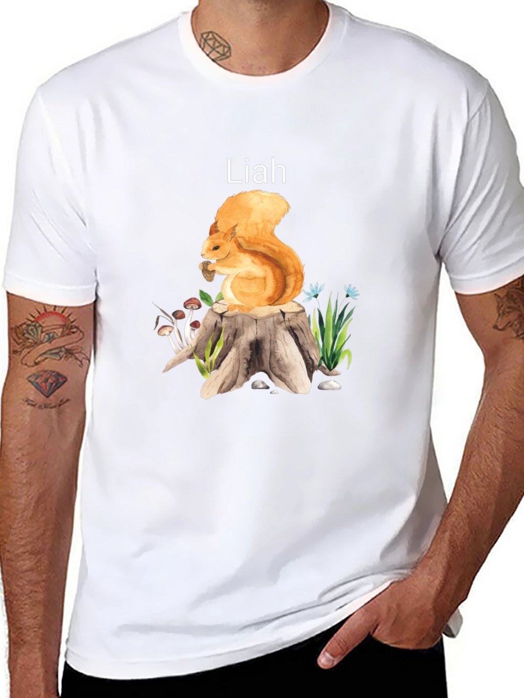 Squirrel Liah Personalized T-Shirt