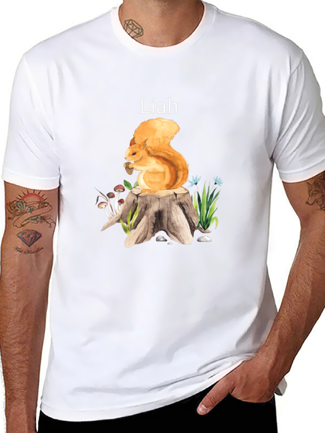 Squirrel Liah Personalized T-Shirt