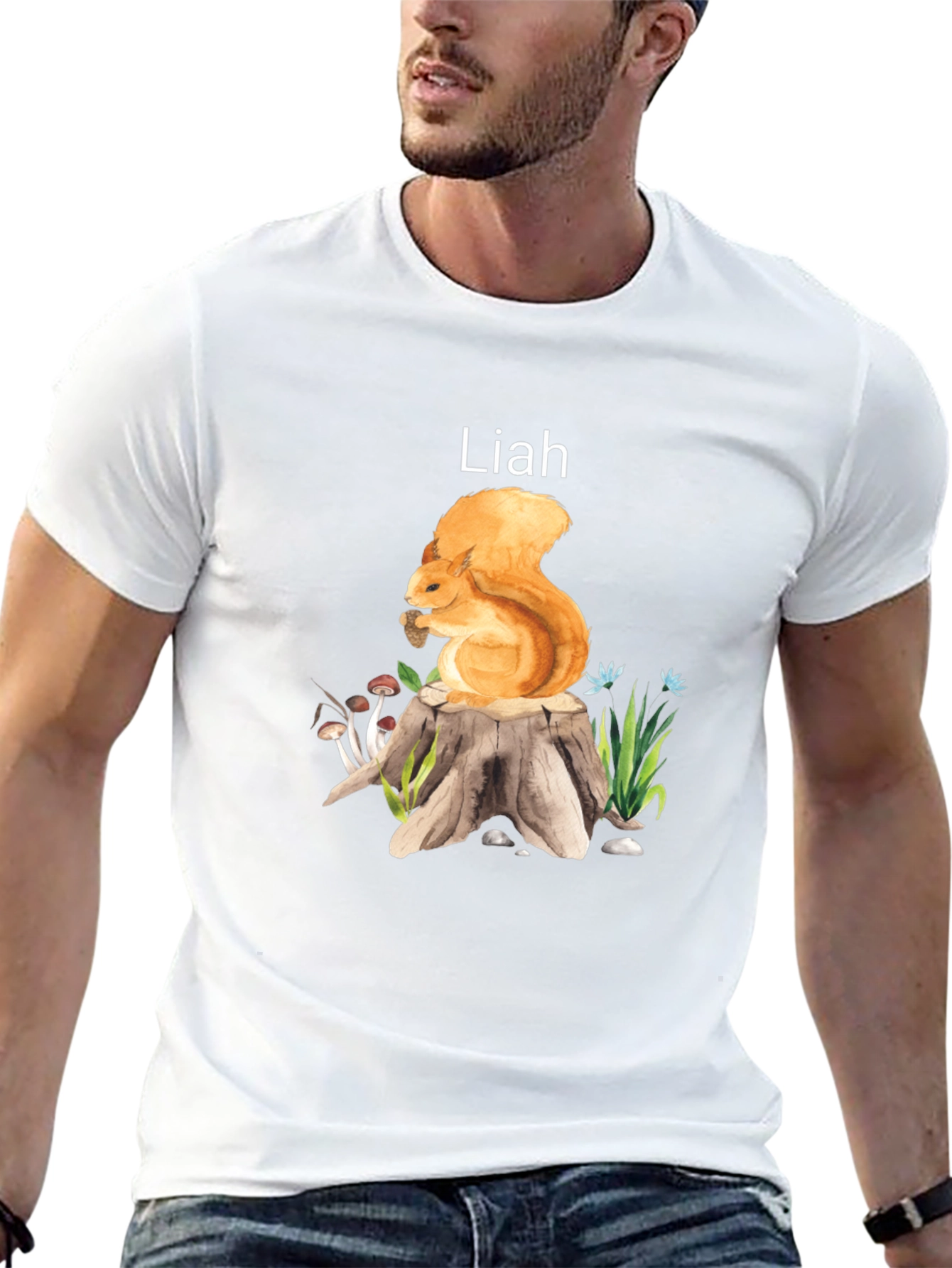 Squirrel Liah Personalized T-Shirt