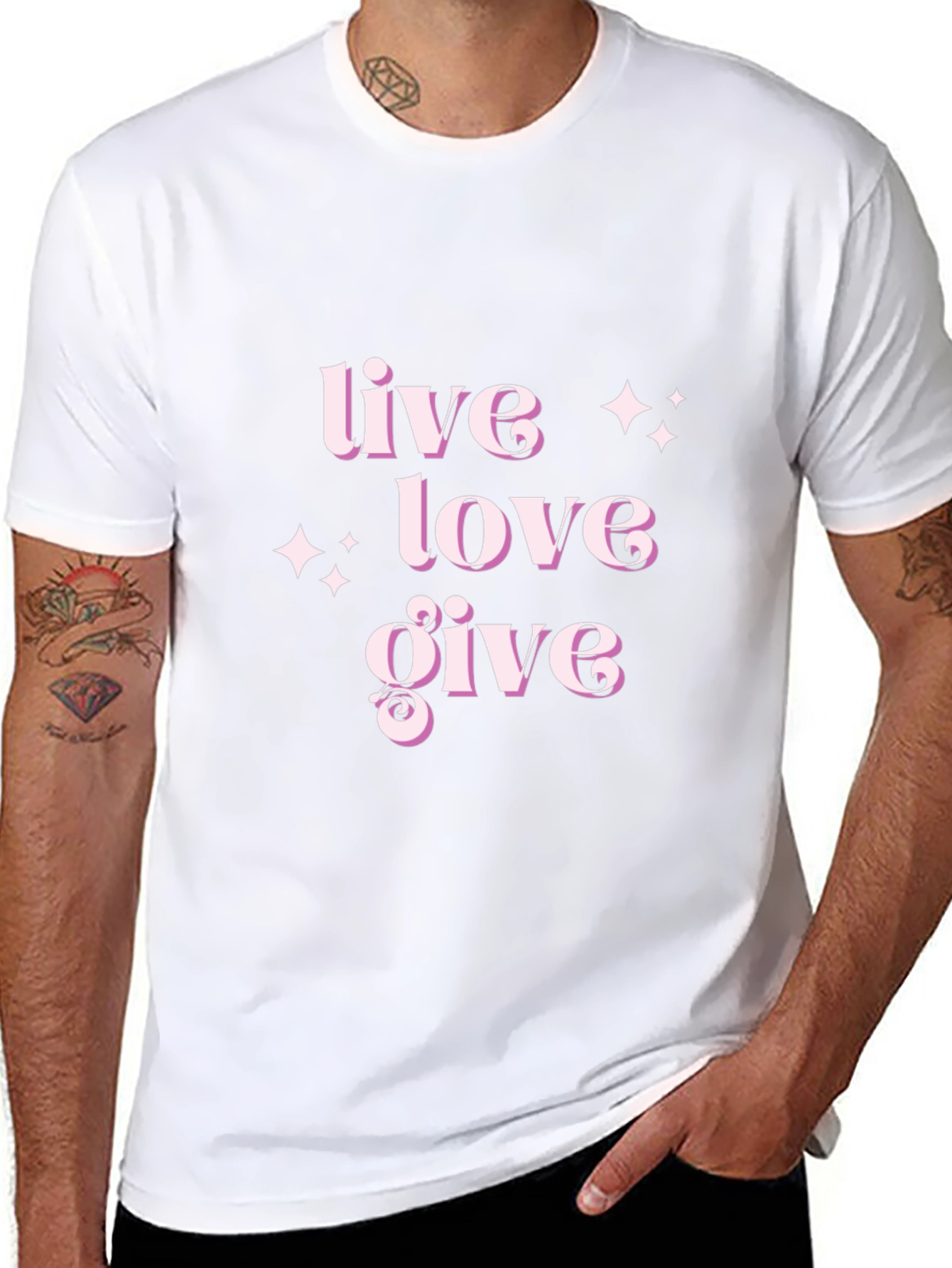 Live Love Give T-Shirt - Stylish Comfort