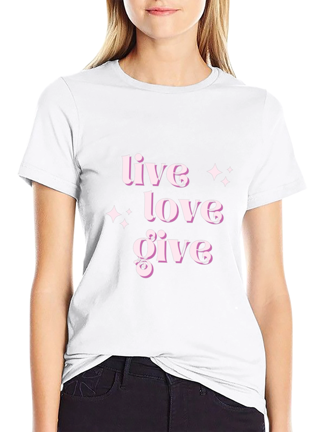 Live Love Give T-Shirt - Stylish Comfort