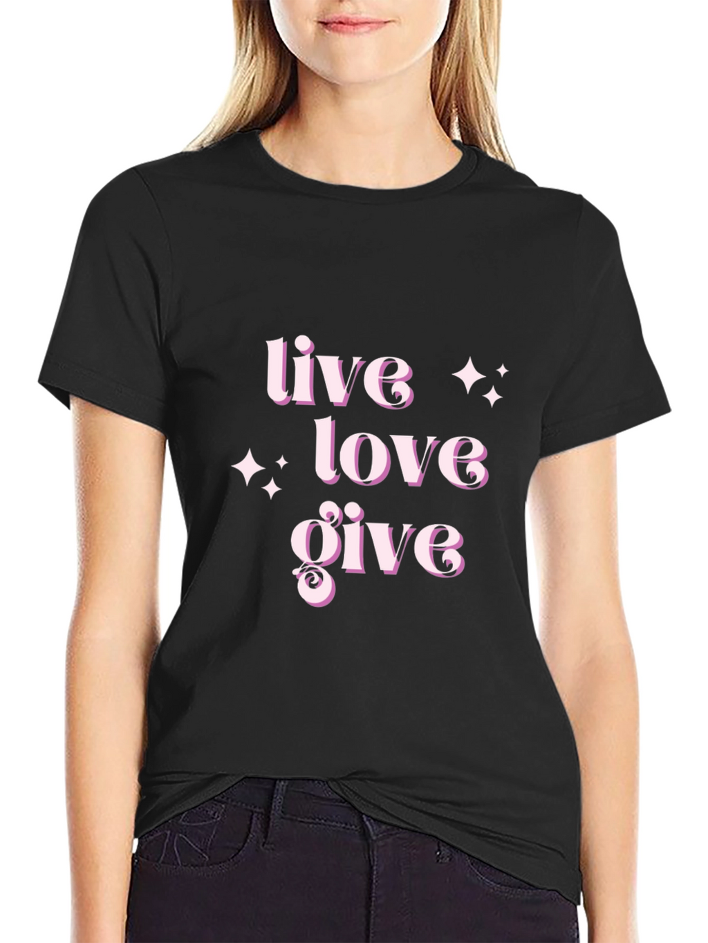 Live Love Give T-Shirt - Stylish Comfort