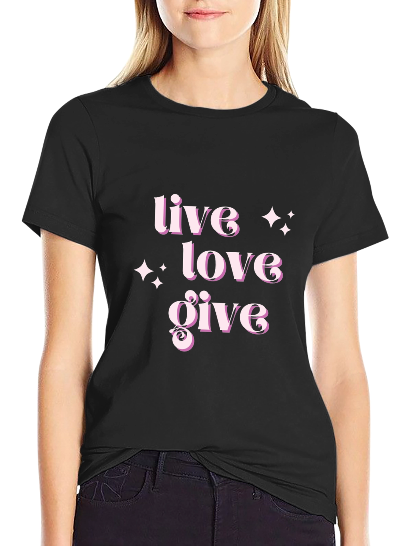 Live Love Give T-Shirt - Stylish Comfort