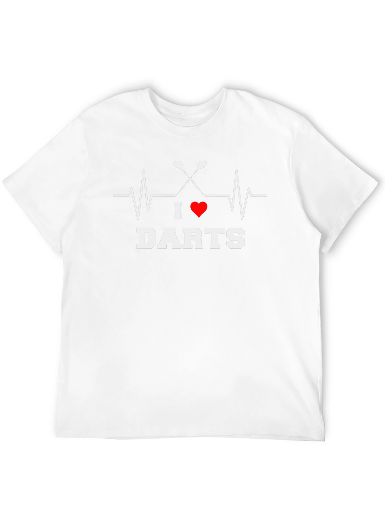 I Heart Darts Black T-Shirt - Game Night