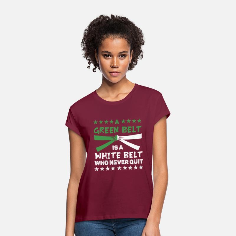 A green belt is a white belt who never quit