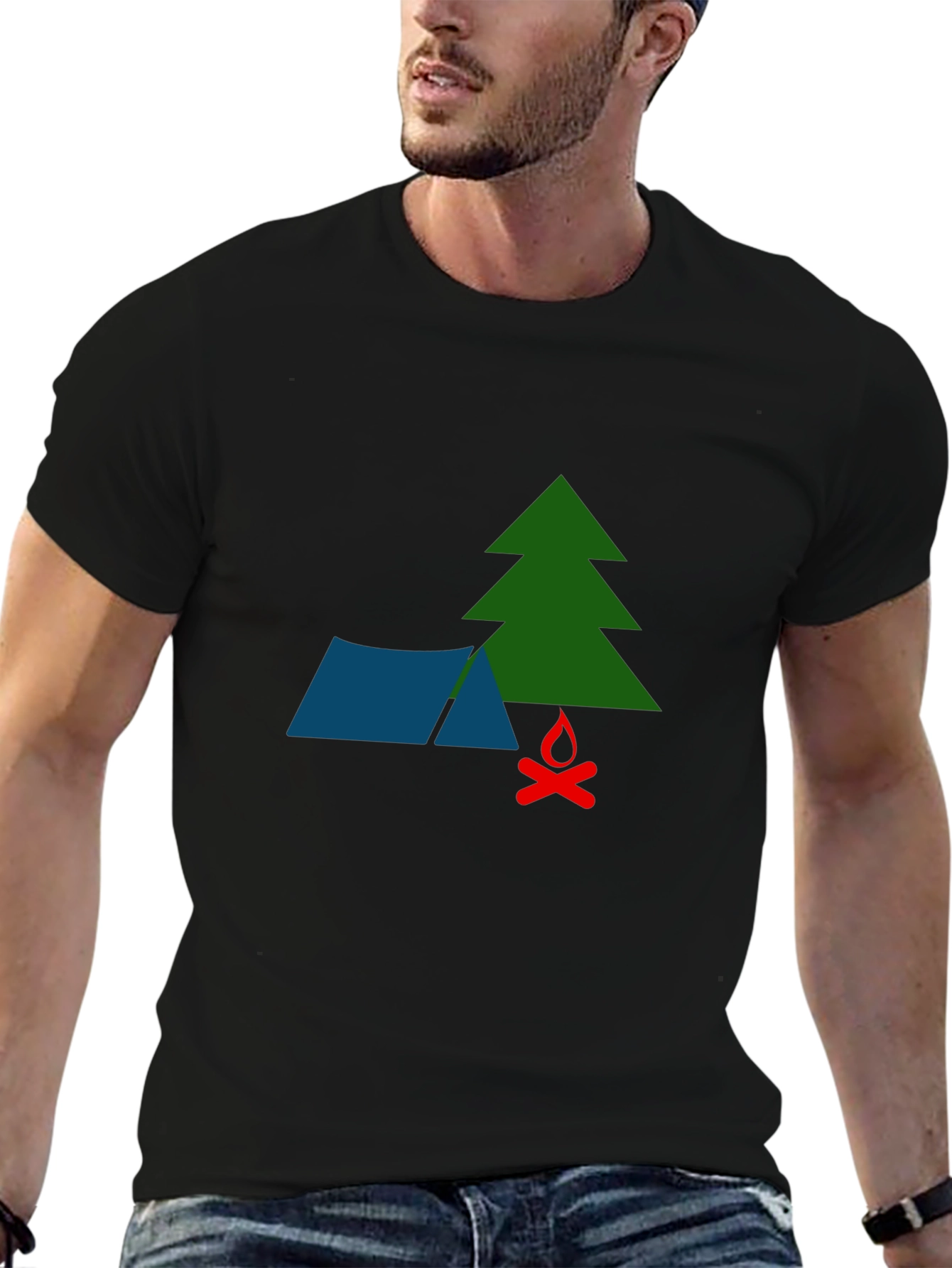 Camping Graphic T-Shirt - Adventure Awaits