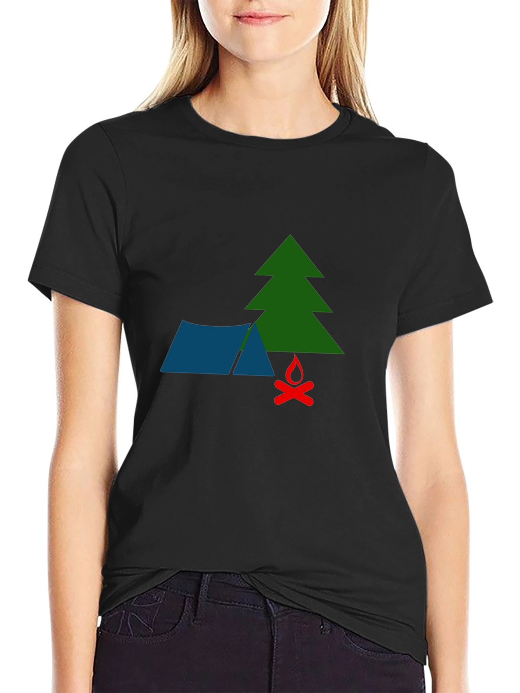 Camping Graphic T-Shirt - Adventure Awaits
