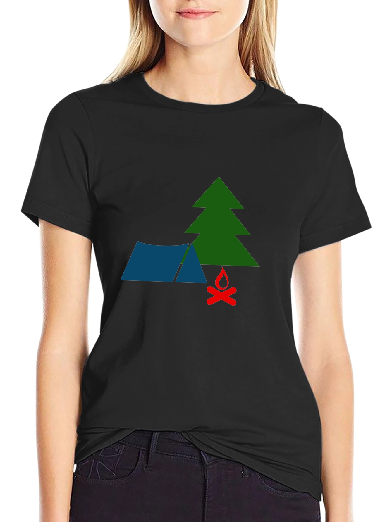 Camping Graphic T-Shirt - Adventure Awaits