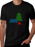 Camping Graphic T-Shirt - Adventure Awaits