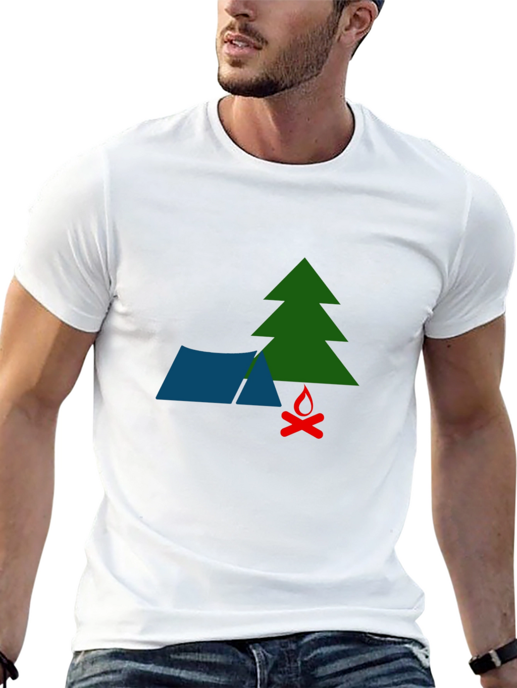 Camping Graphic T-Shirt - Adventure Awaits