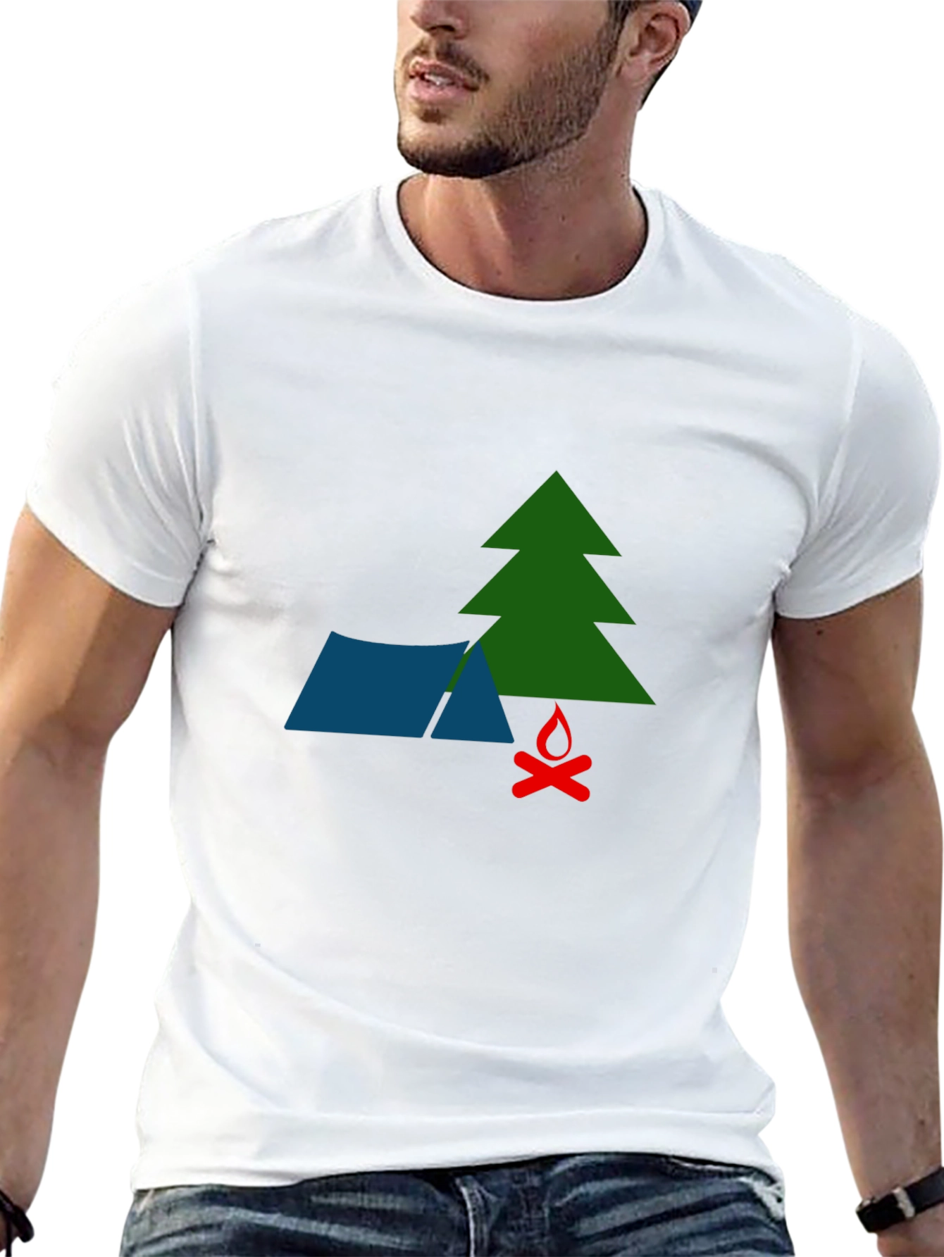 Camping Graphic T-Shirt - Adventure Awaits
