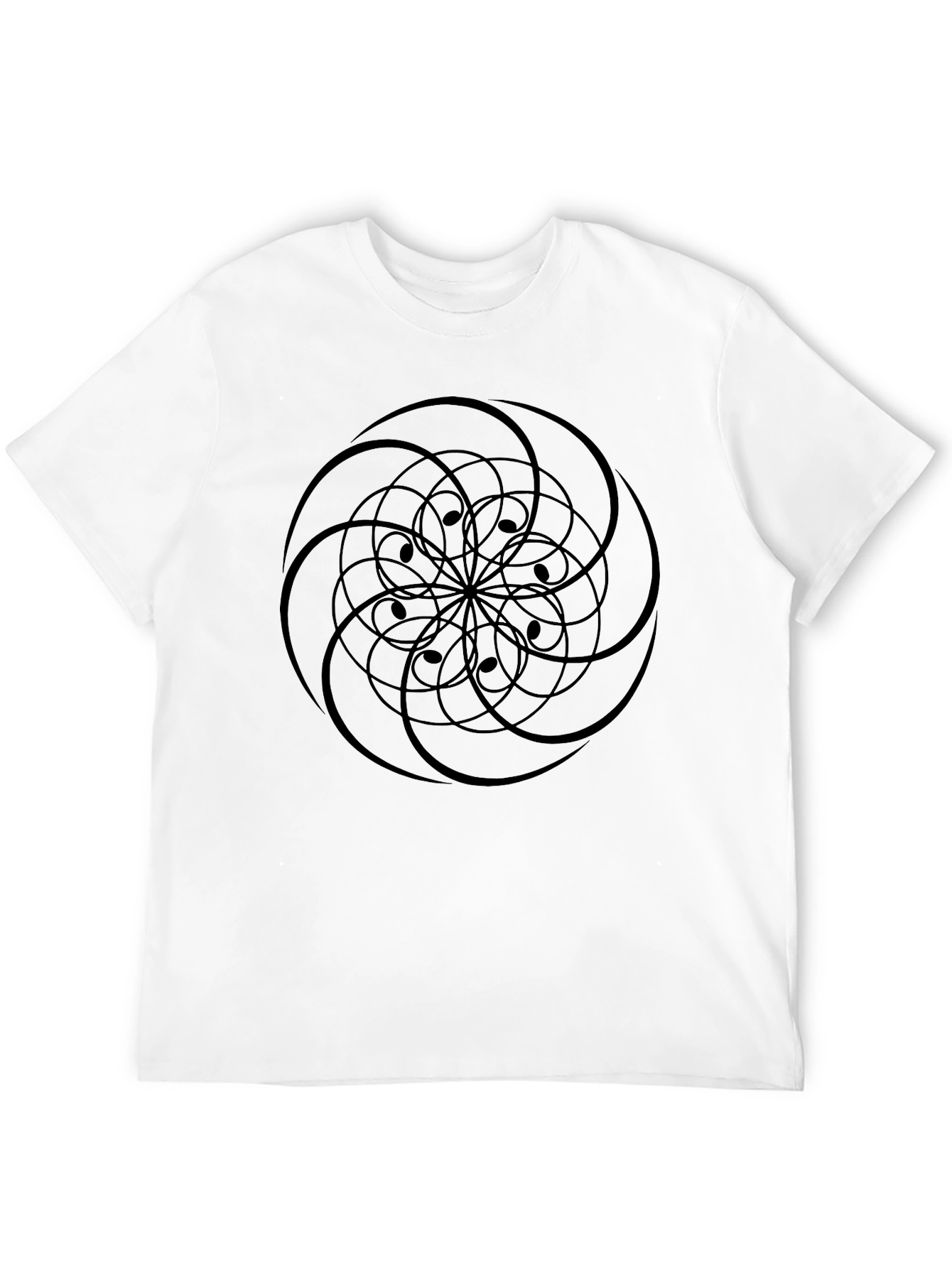Abstract Mandala Graphic T-Shirt