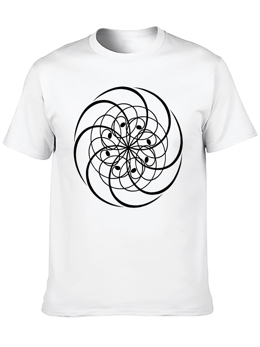 Abstract Mandala Graphic T-Shirt