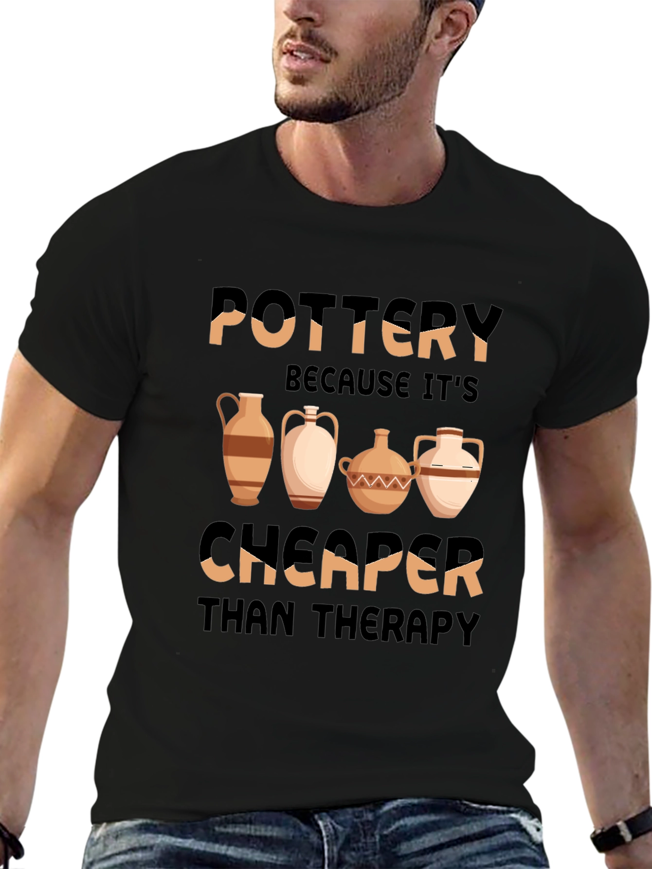 Pottery Cheaper Than Therapy T-Shirt