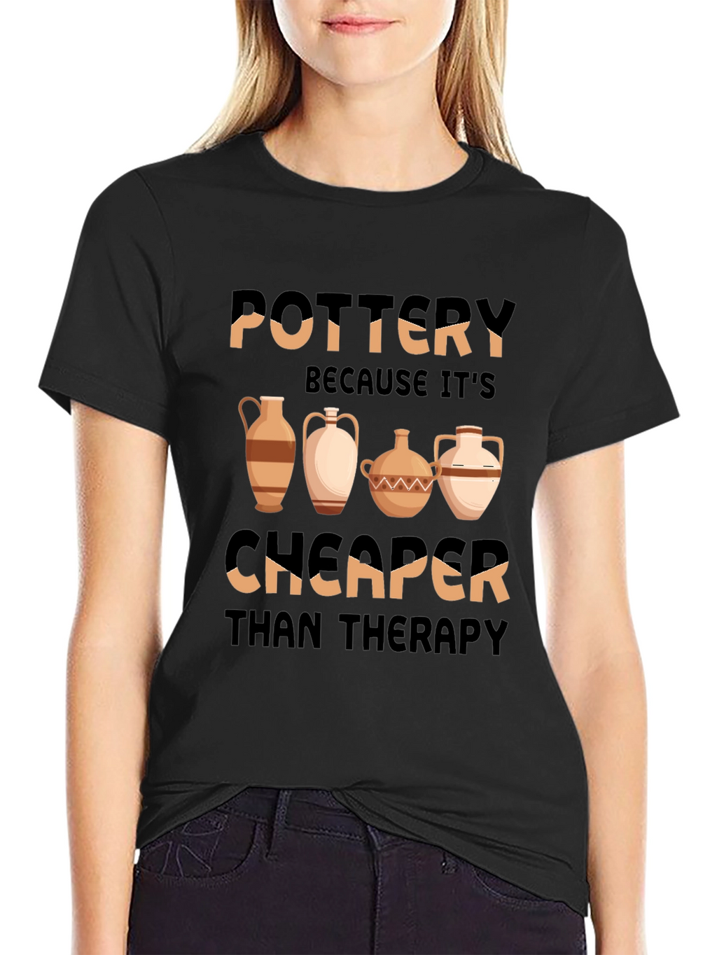 Pottery Cheaper Than Therapy T-Shirt