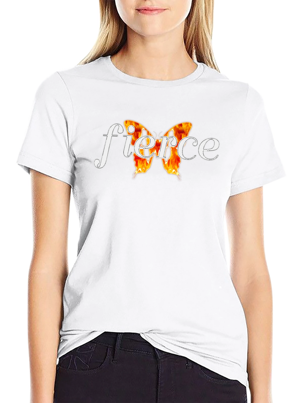 Fierce Butterfly Graphic T-Shirt