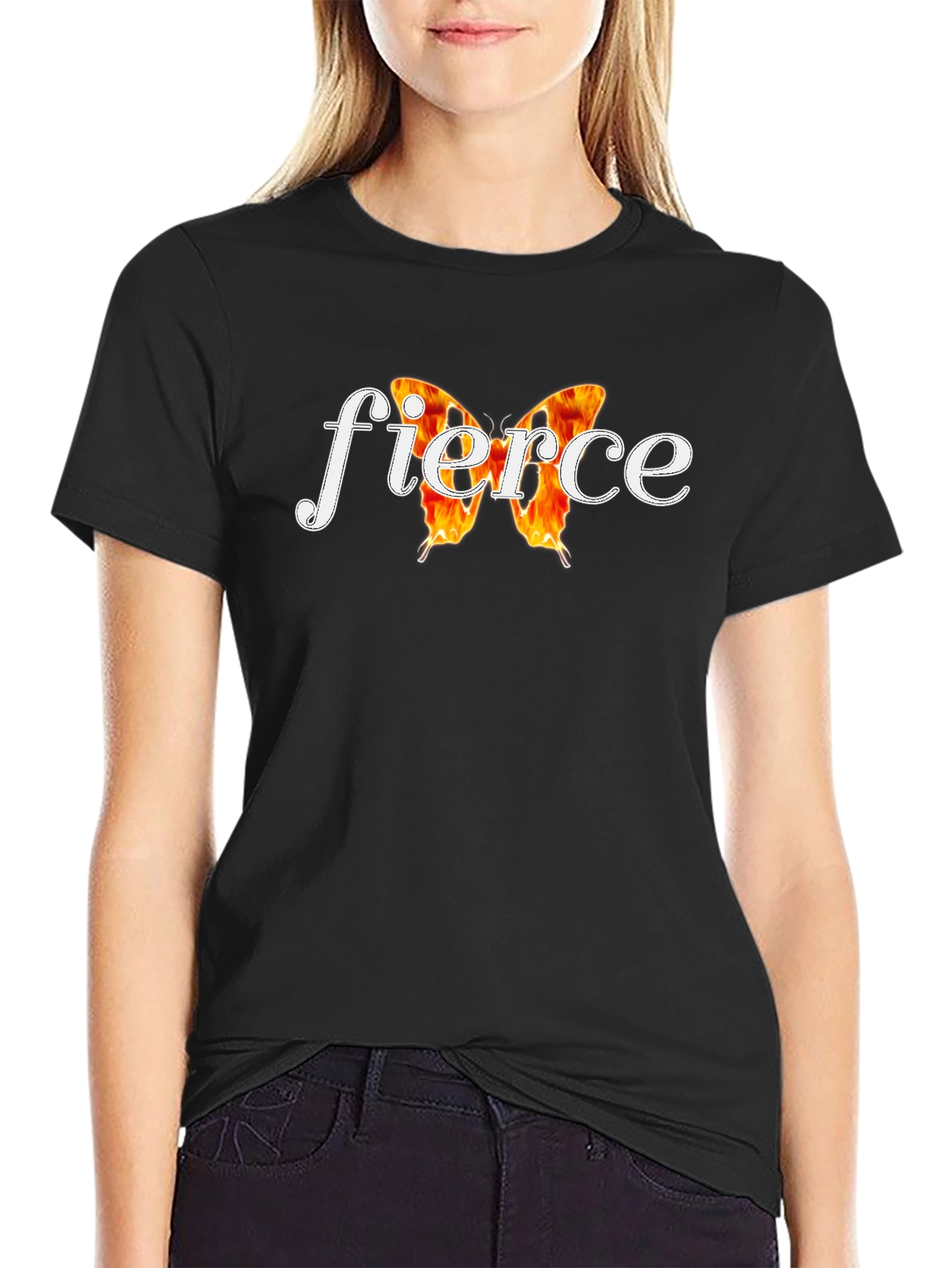 Fierce Butterfly Graphic T-Shirt