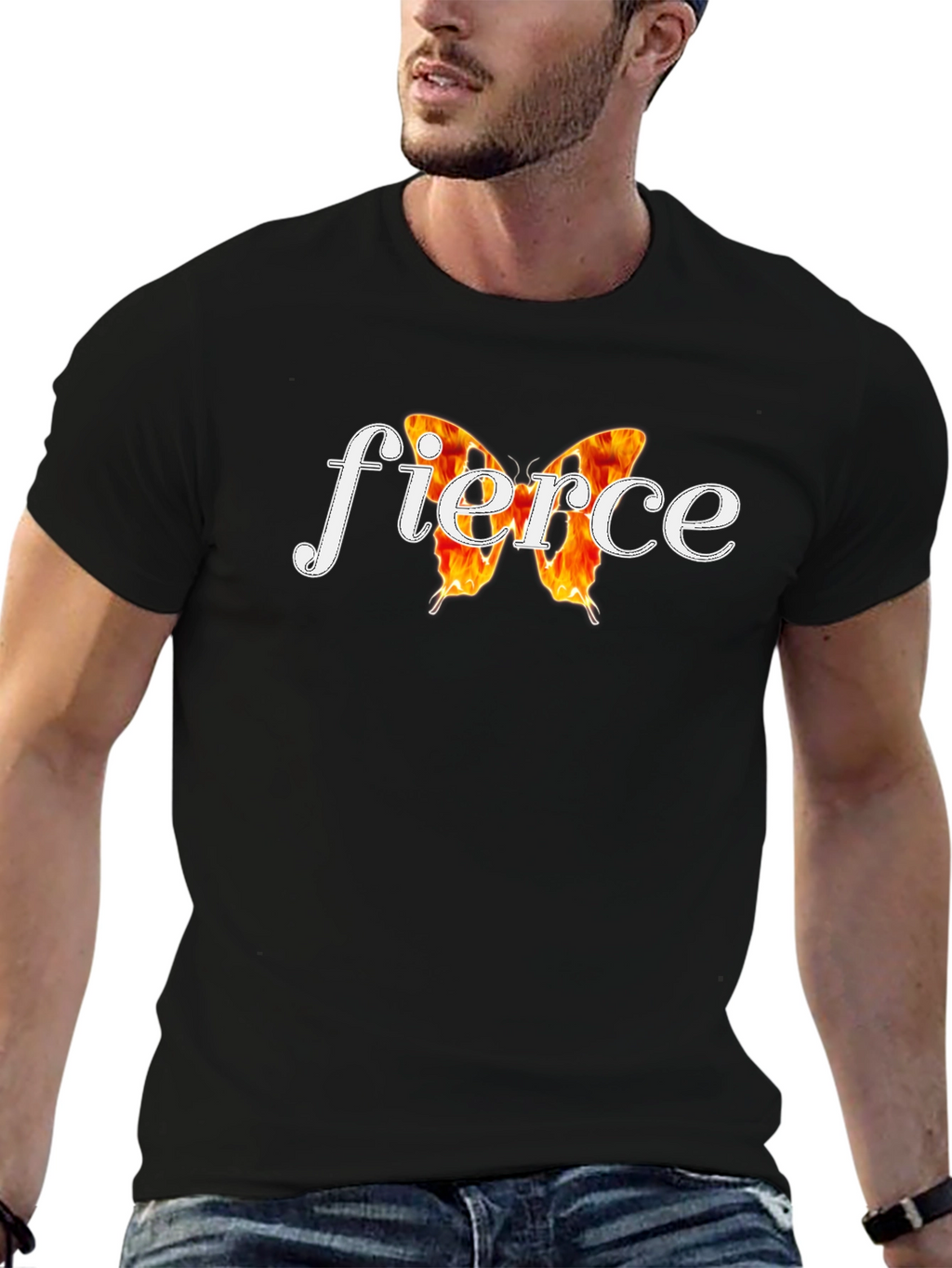 Fierce Butterfly Graphic T-Shirt