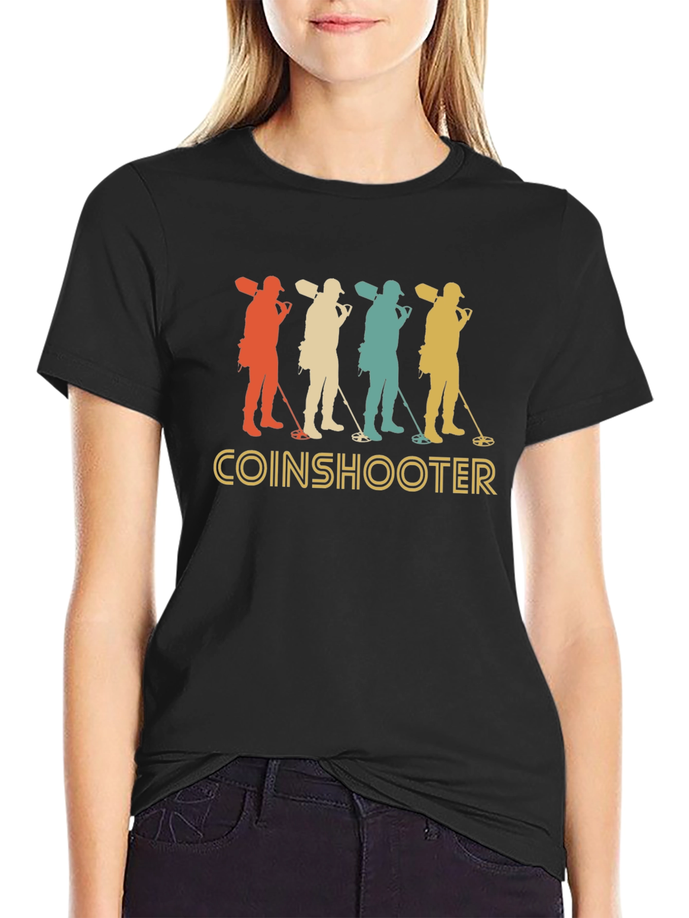 Coinshooter Retro T-Shirt - Metal Detecting Tee
