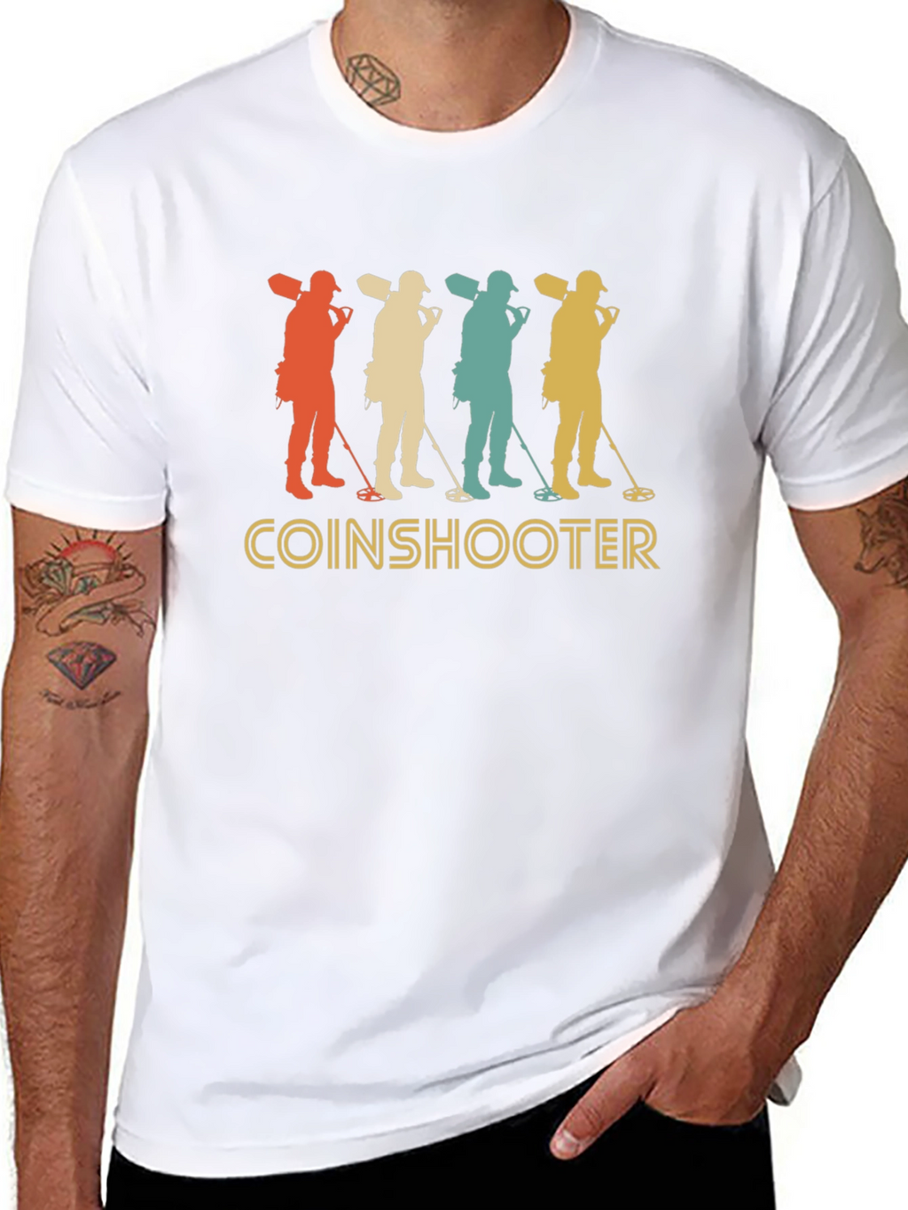 Coinshooter Retro T-Shirt - Metal Detecting Tee