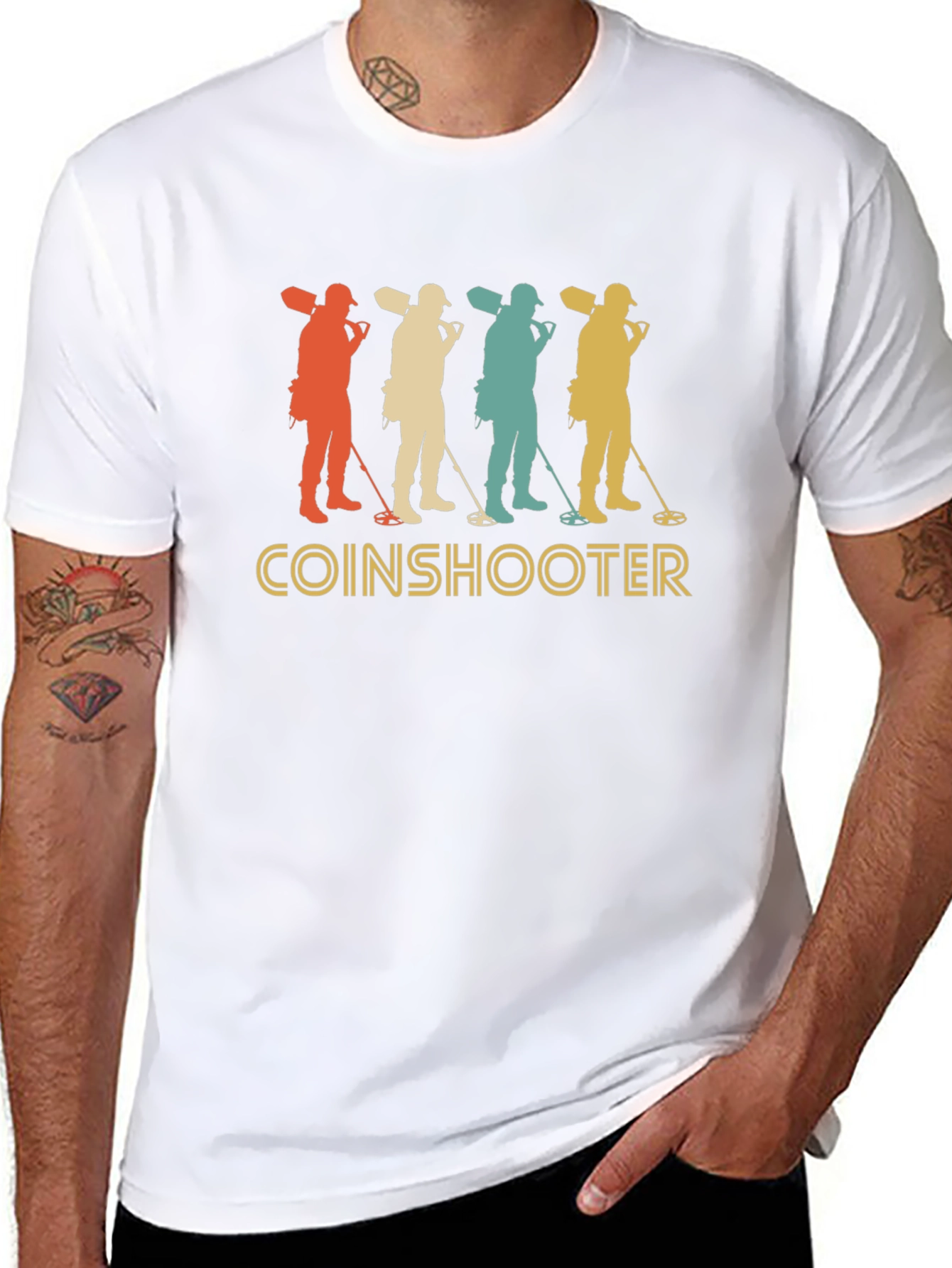 Coinshooter Retro T-Shirt - Metal Detecting Tee