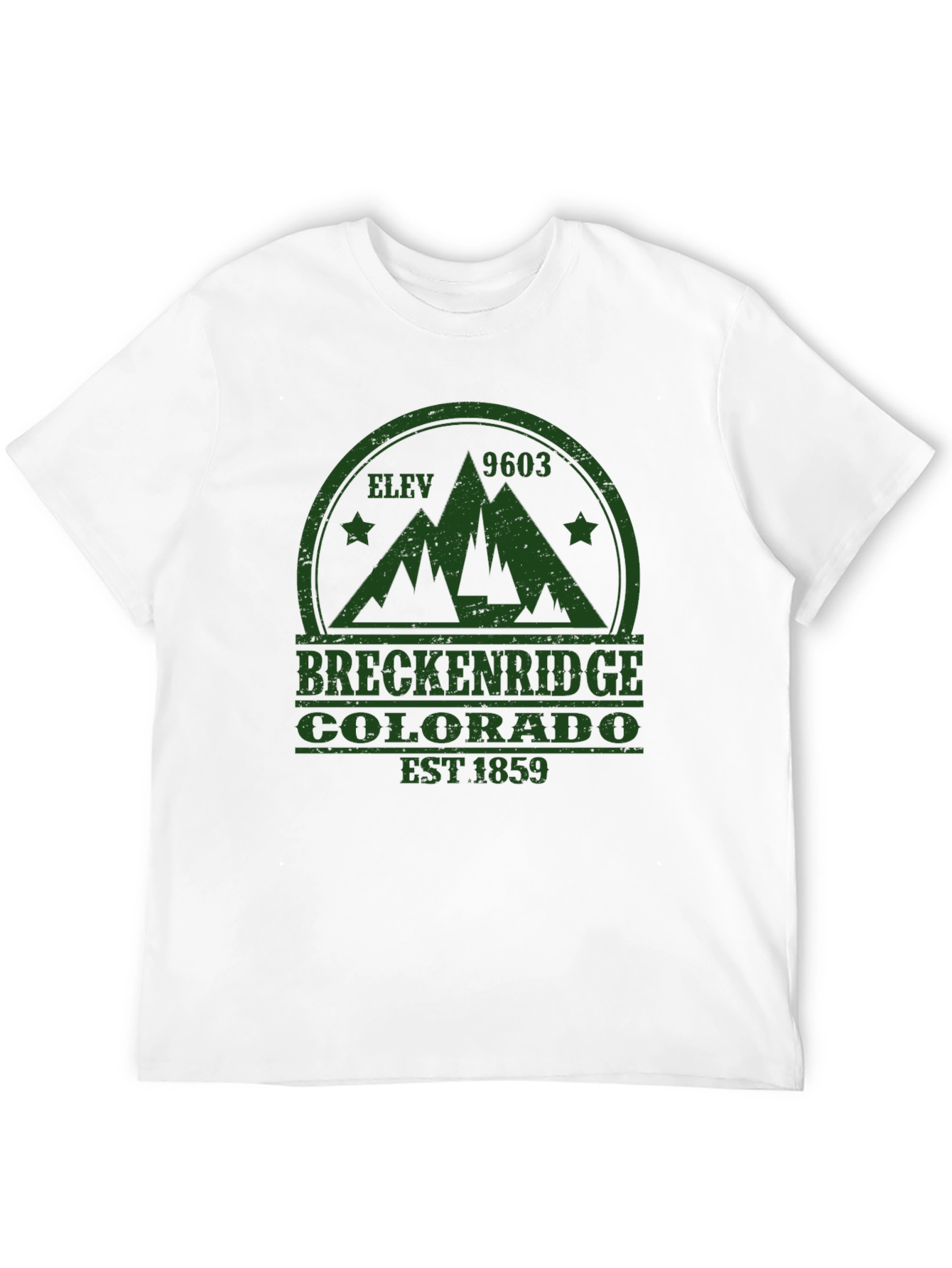 Breckenridge Colorado Black T-Shirt