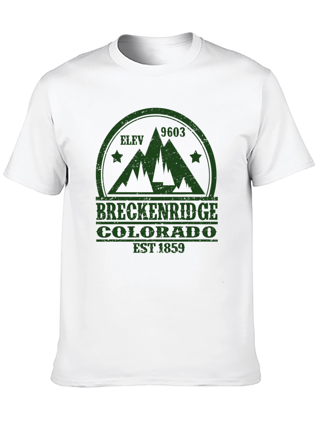 Breckenridge Colorado Black T-Shirt