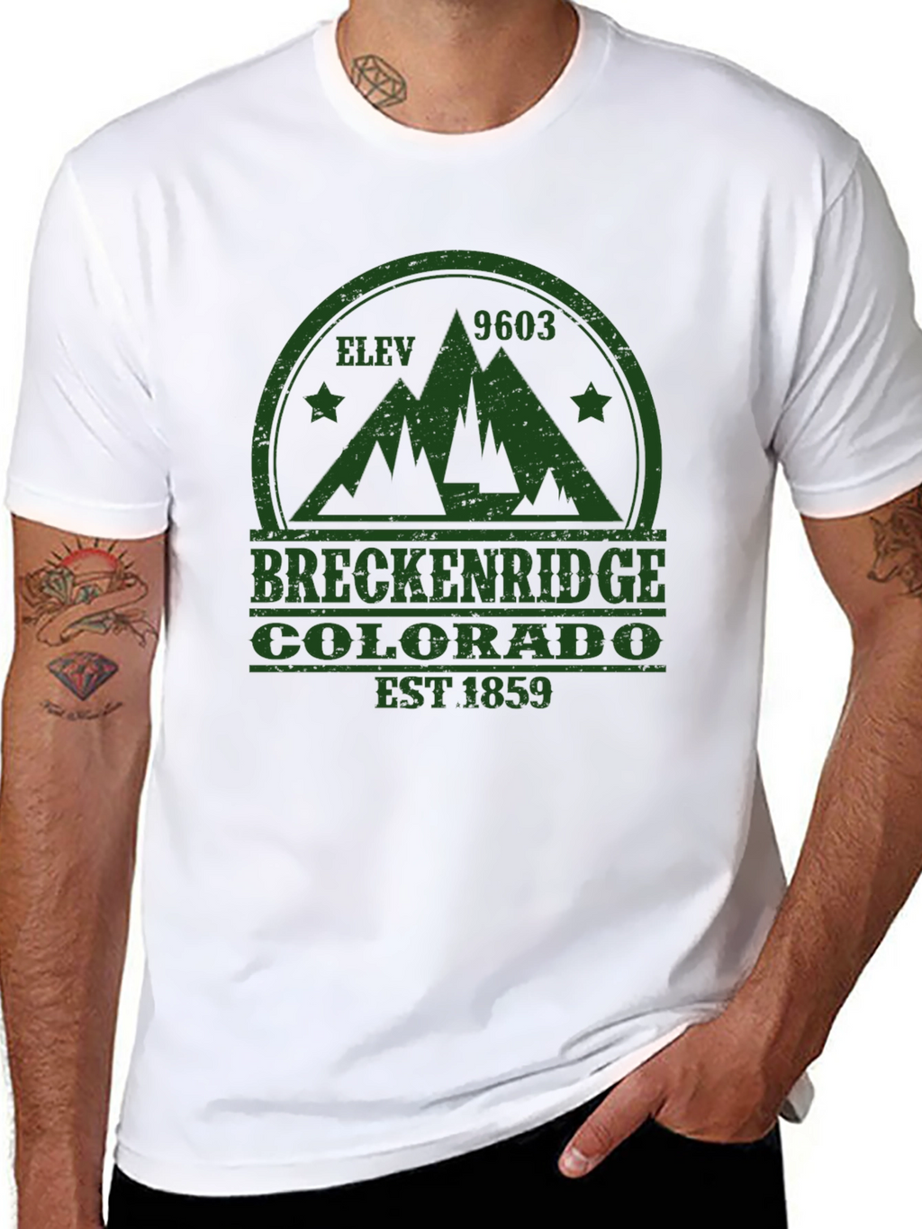 Breckenridge Colorado Black T-Shirt